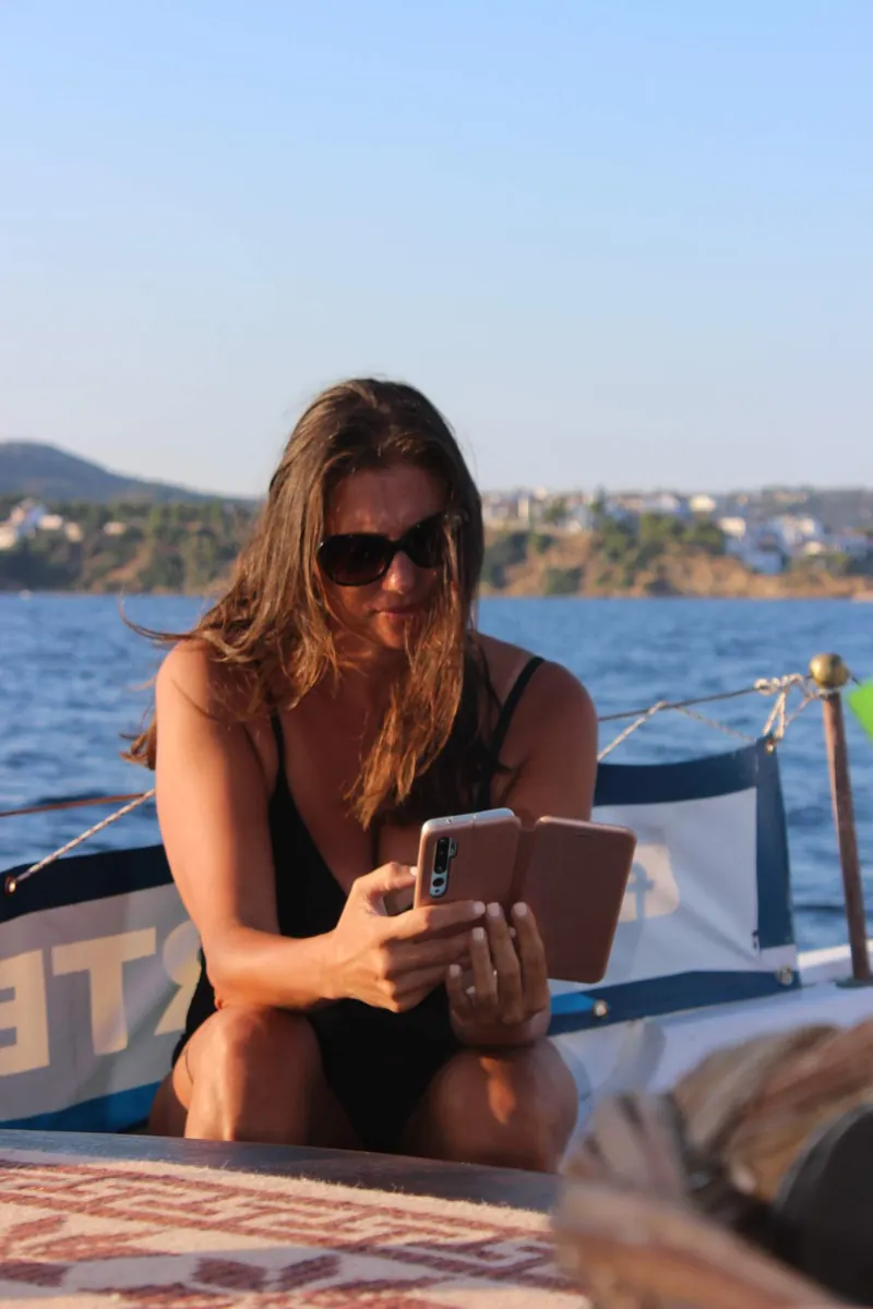 Φωτογραφία στο κατάστρωμα